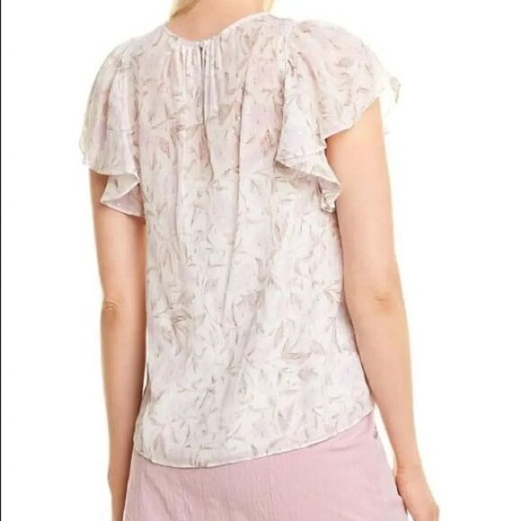 Rebecca Taylor Zadie Fleur Ruffle Sleeve Top - Picture 5 of 14